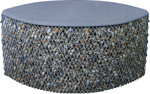 Sitzbank_granit_dunkel_klein GreenGabion 100/50 - Ausführungsbeispiel/Sitzplatte granit-grau