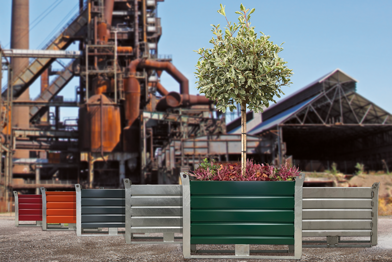 GreenTainer - ein Relikt der Stahlindustrie im ökologischen Retro-Design