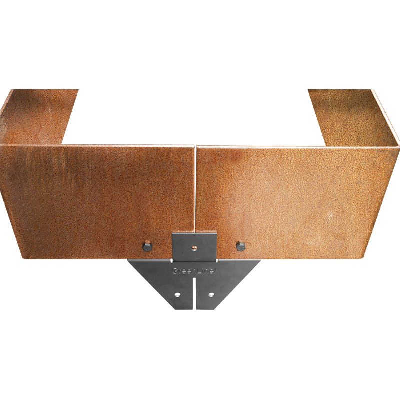 Detail_Gerade_CT0llVcMfJNgZTm GreenLiner Stahl-Quadrat - Montagebeispiel