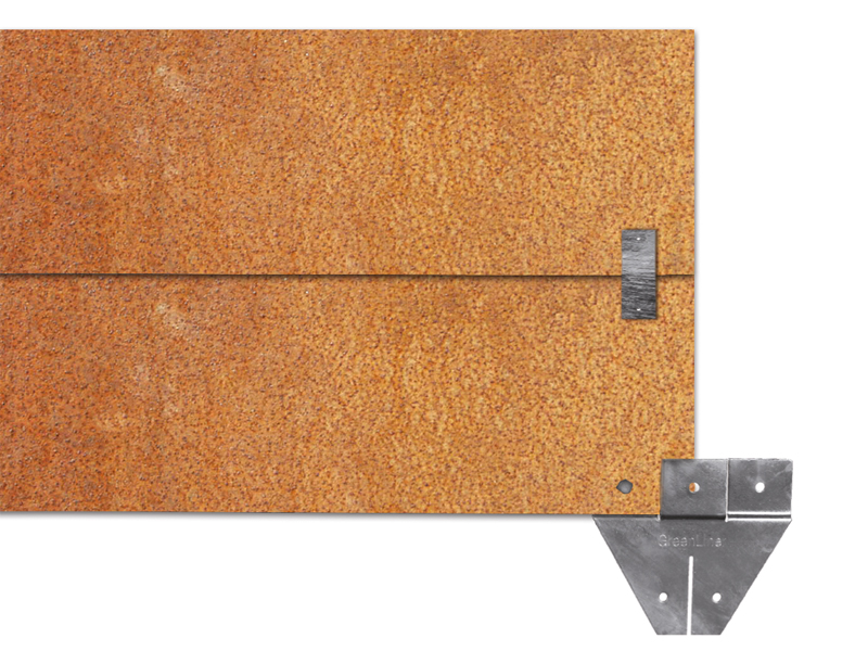 stahllight_160ct_doppel GreenLiner CT-Stahl - Aufstockung durch Verbinder Montagebeispiel