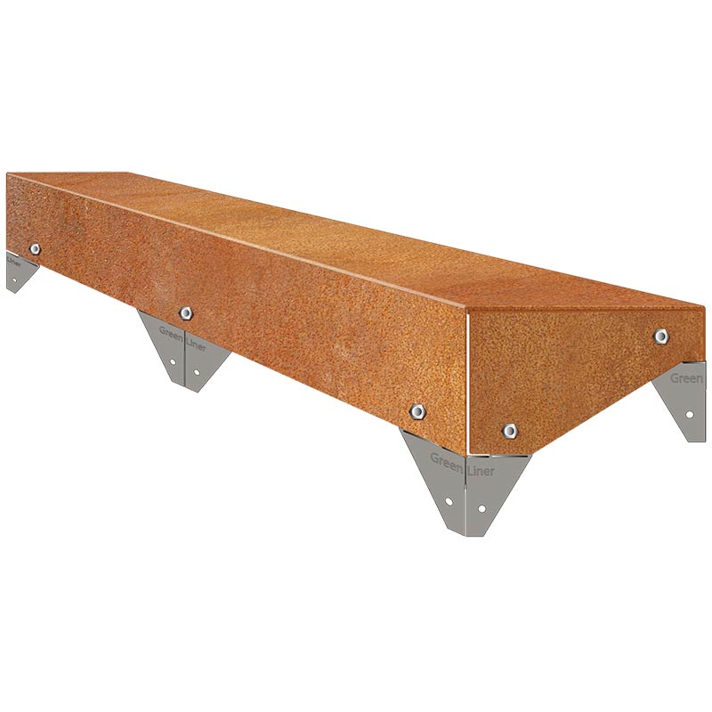 Treppenstufe_Wange_E1 GreenStep Typ-E1 Solo- und Endstufe mit 2 x Wange (re/li)