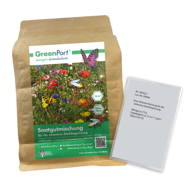 GreenPort Gras-/Kräuter Samenmischung